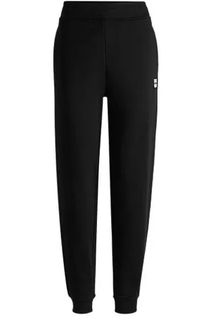 HUGO BOSS Jogginghose aus Baumwoll-Terry mit Stack-Logo