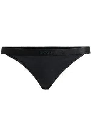 HUGO BOSS String aus Baumwoll-Mix mit Logo-Bund