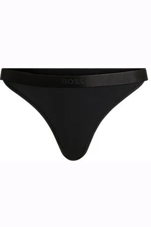 HUGO BOSS Slip aus Baumwoll-Mix mit Signature-Logo am Bund