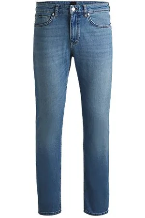 HUGO BOSS Delaware Slim-Fit Jeans aus bequemem Stretch-Denim in reinem
