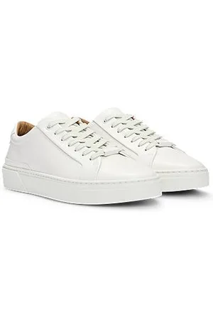 HUGO BOSS Gary Lowtop Sneakers aus Leder mit Logo-Schlaufe
