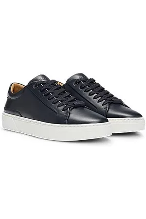 HUGO BOSS Gary Lowtop Sneakers aus Leder mit Logo-Schlaufe