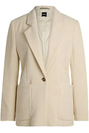 HUGO BOSS Relaxed-Fit Blazer aus Samt-Cord