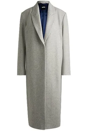HUGO BOSS Oversized Mantel aus Woll-Mix mit Kaschmir