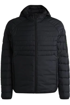 HUGO BOSS Wasserabweisende Steppjacke mit dekorativen reflektierenden Details
