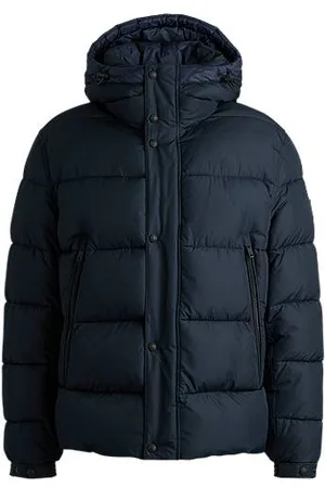 HUGO BOSS Regular-Fit-Steppjacke aus wasserabweisendem Gewebe