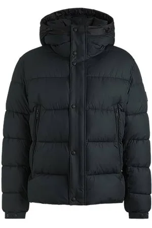 HUGO BOSS Regular-Fit-Steppjacke aus wasserabweisendem Gewebe