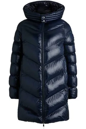 HUGO BOSS Wattierter Parka mit wasserabweisendem Finish und polierten Details