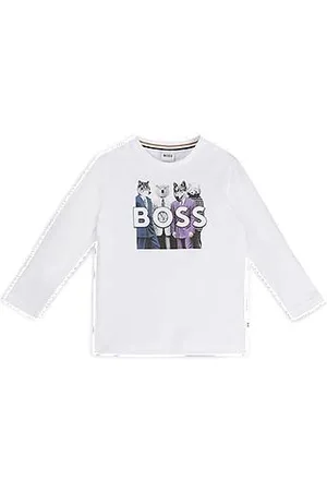 HUGO BOSS Kids-Longsleeve mit Artwork der neuen Saison