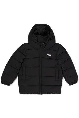 HUGO BOSS Kids-Steppjacke mit Kapuze, Füllung mit Logo-Details