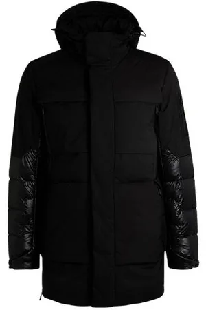 HUGO BOSS Wasserabweisender Parka mit Daunenfüllung
