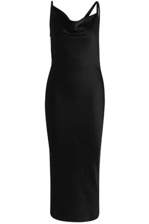 HUGO BOSS NAOMI x Cocktailkleid mit asymmetrischem, drapiertem Ausschnitt
