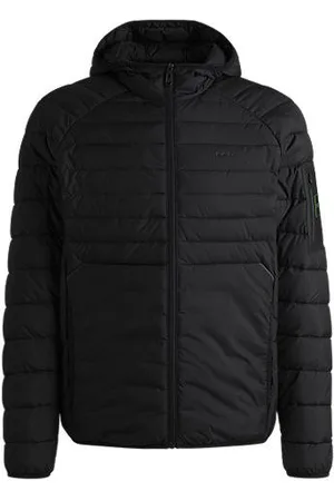 HUGO BOSS Wasserabweisende Steppjacke mit dekorativen reflektierenden Details