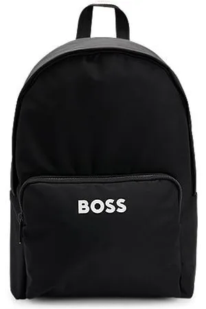 HUGO BOSS Rucksack mit verstellbaren Riemen und kontrastfarbenem Logo