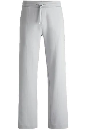 HUGO BOSS Jogginghose aus Baumwoll-Mix mit Nadelzugstreifen