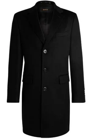 HUGO BOSS Slim-Fit Mantel aus Kaschmir