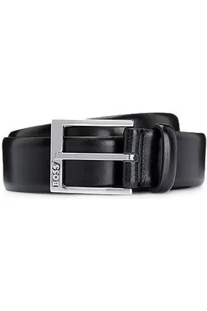 HUGO BOSS In Italien gefertigter Gürtel mit Logo-Schließe