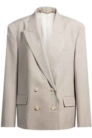 HUGO BOSS Oversized Blazer aus in Italien gefertigtem Gewebe