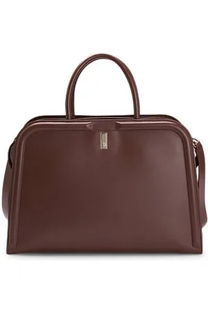 HUGO BOSS Ariell Tote Bag aus Leder mit abnehmbarer Pouch