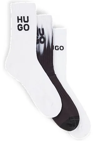 HUGO BOSS Dreier-Pack kurze Socken mit Logo-Details