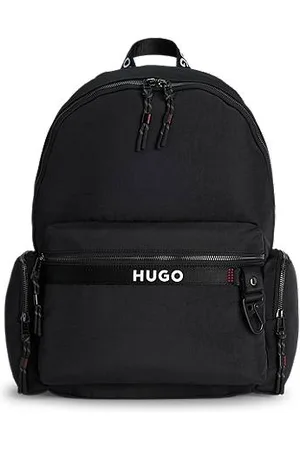 HUGO BOSS Rucksack mit mehreren Fächern und Kontrast-Logo