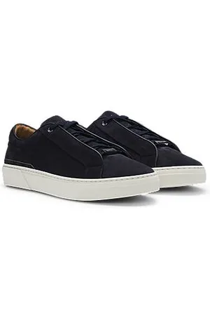 HUGO BOSS Gary Lowtop Sneakers aus Veloursleder