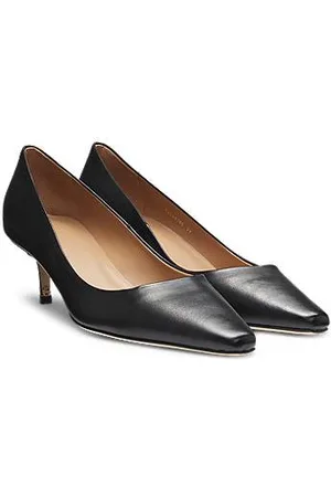 HUGO BOSS Pumps aus Nappaleder mit Double-B-Monogramm
