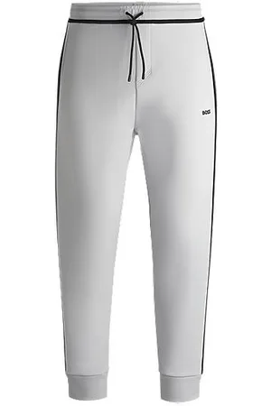 HUGO BOSS Jogginghose aus Baumwoll-Mix mit Tape und Logo