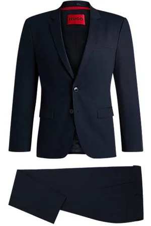 HUGO BOSS Extra Slim-Fit Anzug aus Stretch-Baumwolle