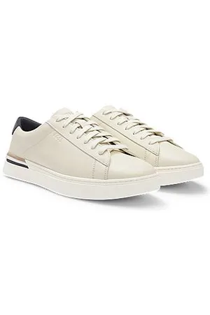 HUGO BOSS Ledersneakers mit Signature-Streifen
