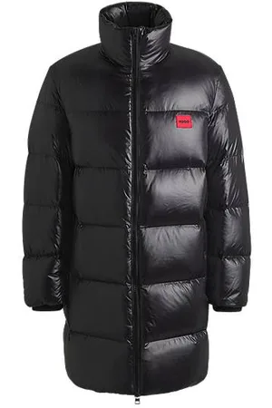 HUGO BOSS Wasserabweisende Daunenjacke mit Logo-Detail