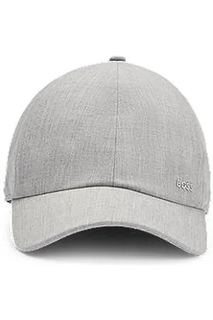 HUGO BOSS Cap aus angerautem Twill mit Logo-Schriftzug