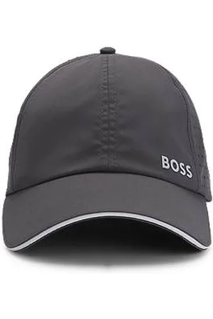 HUGO BOSS Cap aus Taft mit gelasertem Punkte-Muster