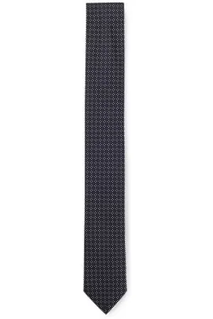 HUGO BOSS Formelle Krawatte mit durchgehendem Jacquard-Muster