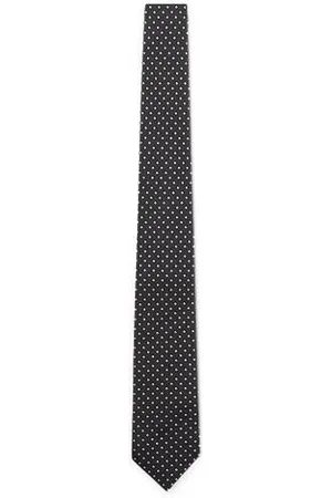 HUGO BOSS Krawatte aus Seiden-Mix mit Jacquard-Webstruktur