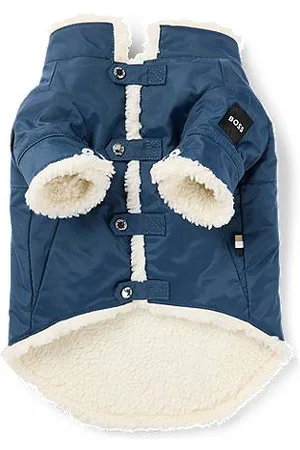 HUGO BOSS Hunde-Parka mit kontrastfarbenem Logo