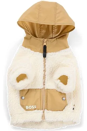 HUGO BOSS Fleece-Jacke für Hunde mit Double-B-Monogramm