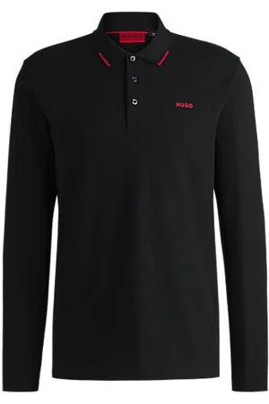 HUGO BOSS Poloshirt aus Baumwoll-Piqué mit Logo-Detail