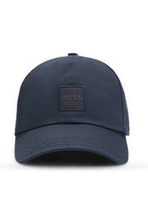 HUGO BOSS Cap aus Baumwoll-Twill mit gewebtem Logo-Aufnäher