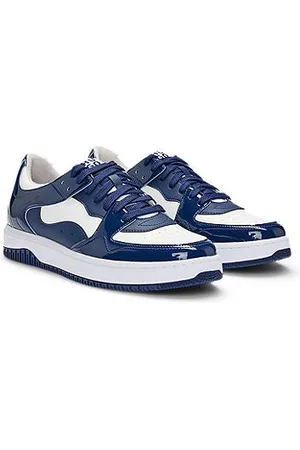 HUGO BOSS Sneakers mit Lack-Kunstleder