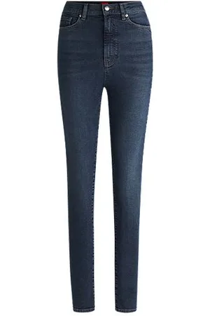 HUGO BOSS Skinny-Fit Jeans aus marineblauem Stretch-Denim
