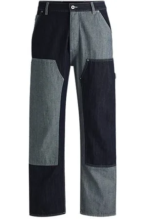 HUGO BOSS Loose-Fit Jeans aus Denim-Mix