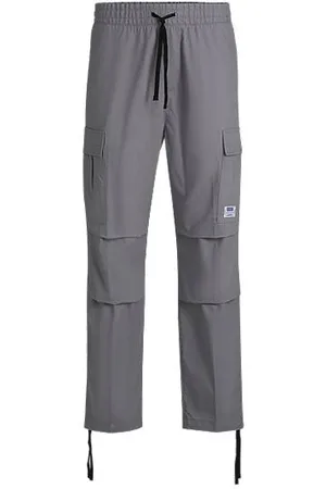 HUGO BOSS Relaxed-Fit Cargohose aus strukturierter Baumwolle