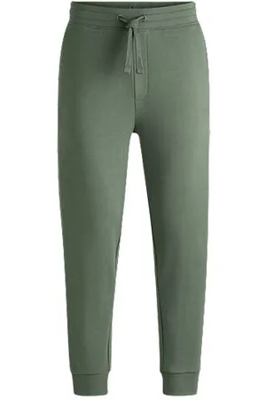 HUGO BOSS Jogginghose aus Baumwoll-Terry mit Logo-Print