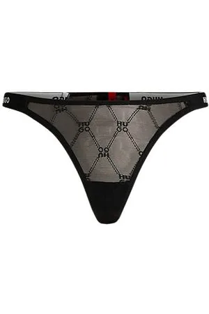 HUGO BOSS Logo-String aus elastischem Material-Mix mit Stack-Logos
