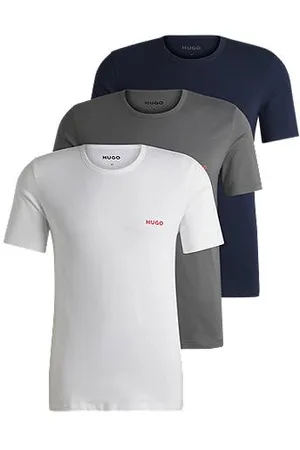HUGO BOSS Dreier-Pack T-Shirts aus Baumwoll-Jersey