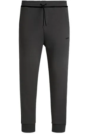 HUGO BOSS Jogginghose aus Baumwoll-Mix mit Tape und Logo