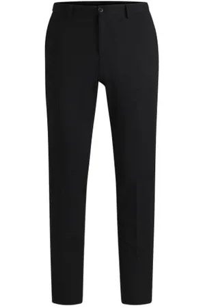 HUGO BOSS Slim-Fit Hose aus waschmaschinenfestem Stretch-Gewebe