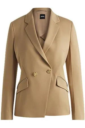 HUGO BOSS Slim-Fit Blazer mit Reißverschlusstaschen