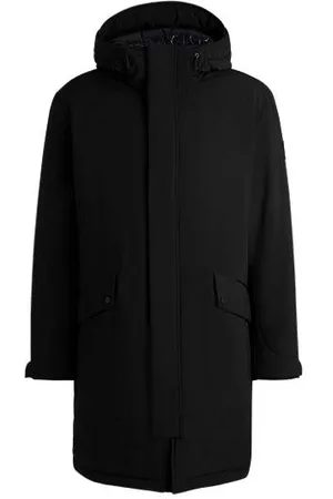HUGO BOSS Wasserabweisende Jacke mit Daunen- und Federfüllung